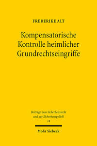 Vorderes Coverbild Kompensatorische Kontrolle heimlicher Grundrechtseingriffe