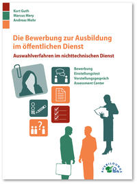 Vorderes Coverbild Die Bewerbung zur Ausbildung im öffentlichen Dienst
