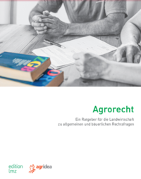 Vorderes Coverbild Agrorecht (Ringheft)