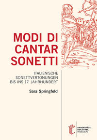 Vorderes Coverbild Modi di cantar sonetti