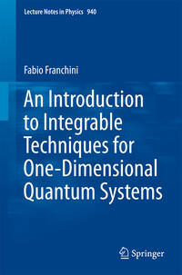 Vorderes Coverbild An Introduction to Integrable Techniques for One-Dimensional Quantum Systems