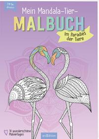Vorderes Coverbild Mein Mandala-Tier-Malbuch – Im Paradies der Tiere