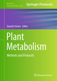 Vorderes Coverbild Plant Metabolism