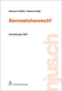Vorderes Coverbild Kennzeichenrecht