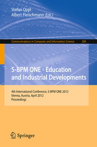 Vorderes Coverbild S-BPM ONE - Education and Industrial Developments