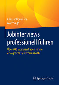 Vorderes Coverbild Jobinterviews professionell führen
