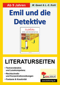 Vorderes Coverbild Emil und die Detektive - Literaturseiten