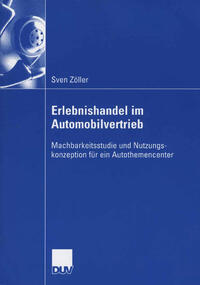 Vorderes Coverbild Erlebnishandel im Automobilvertrieb