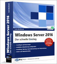Vorderes Coverbild Windows Server 2016 - Der schnelle Einstieg