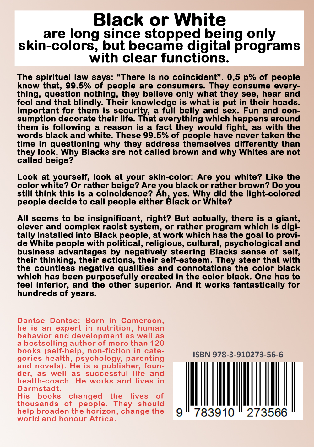 Rückseitencover Rather Negro Than Black-The Creation of an „Inferior Race“ by the Whites