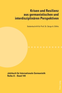 Vorderes Coverbild Krisen und Resilienz aus germanistischen und interdisziplinären Perspektiven