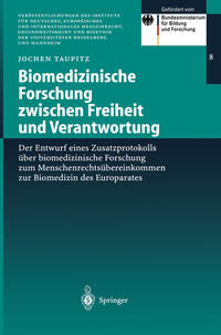 Vorderes Coverbild Biomedizinische Forschung zwischen Freiheit und Verantwortung