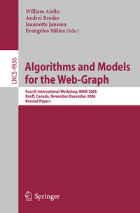 Vorderes Coverbild Algorithms and Models for the Web-Graph
