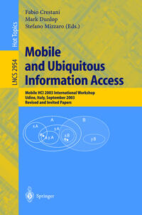 Vorderes Coverbild Mobile and Ubiquitous Information Access