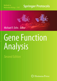 Vorderes Coverbild Gene Function Analysis