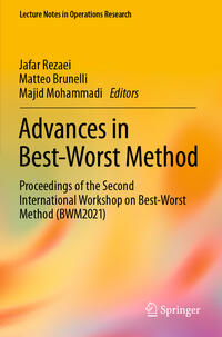 Vorderes Coverbild Advances in Best-Worst Method