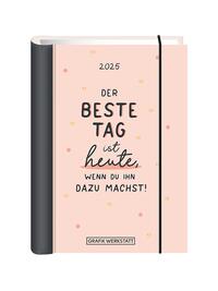 Vorderes Coverbild Terminplaner 2025 Der beste Tag
