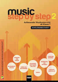 Vorderes Coverbild Music Step by Step 2. Schülerarbeitsheft