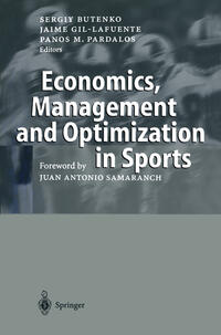 Vorderes Coverbild Economics, Management and Optimization in Sports