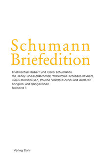 Vorderes Coverbild Schumann-Briefedition / Schumann-Briefedition II.7