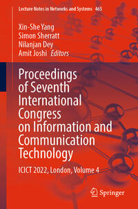 Vorderes Coverbild Proceedings of Seventh International Congress on Information and Communication Technology