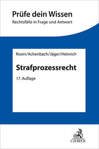 Vorderes Coverbild Strafprozessrecht