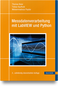 Vorderes Coverbild Messdatenverarbeitung mit LabVIEW und Python
