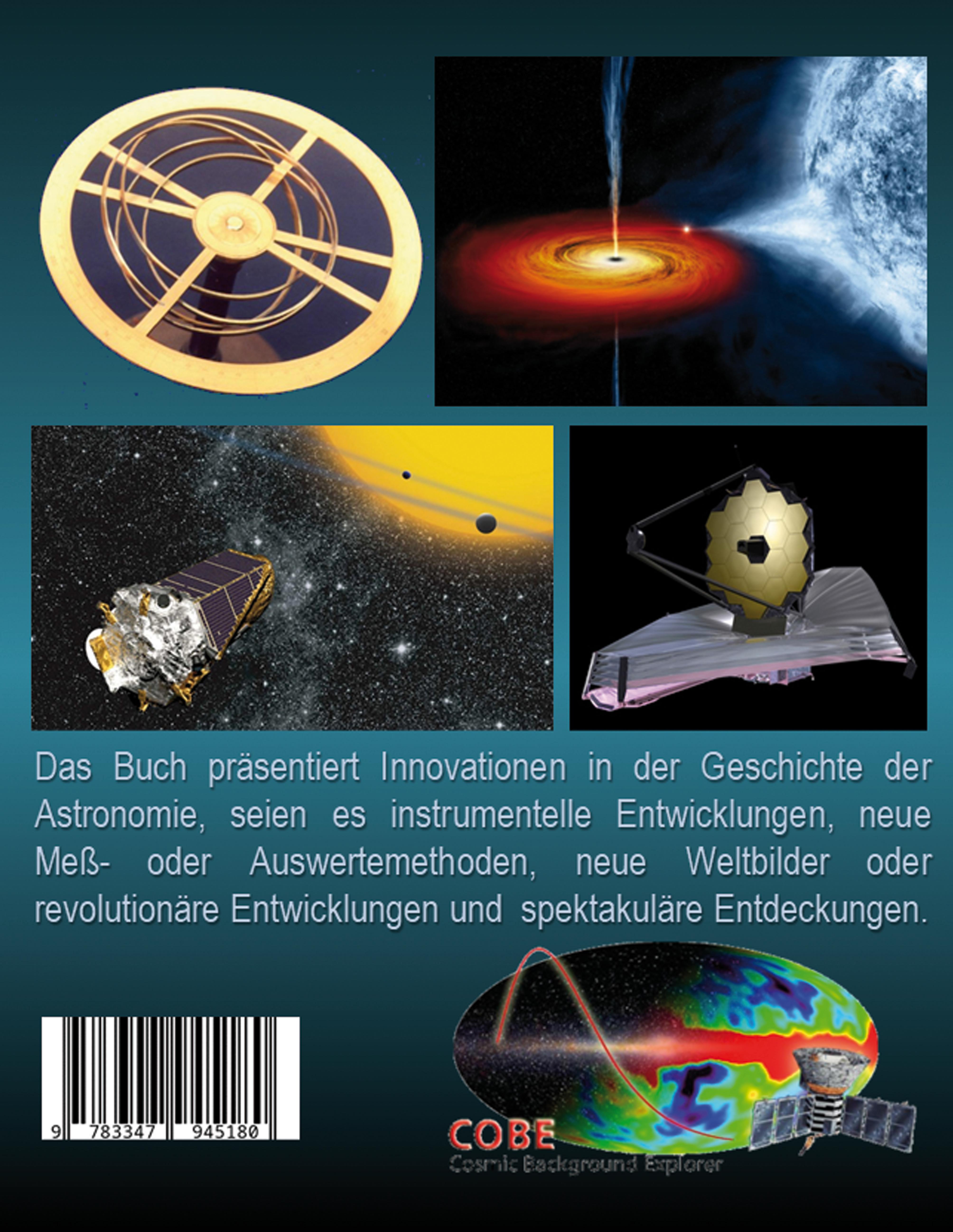 Rückseitencover Instrumente, Methoden und Entdeckungen für innovative Entwicklungen in der Astronomie. Instruments, Methods and Discoveries for Innovative Developments in Astronomy.