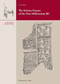 Vorderes Coverbild The Eršema Prayers of the First Millennium BC