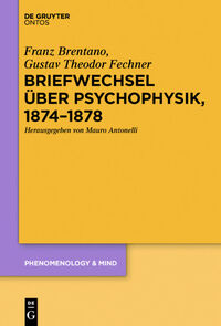 Vorderes Coverbild Briefwechsel über Psychophysik, 1874–1878