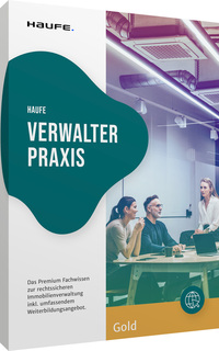 Vorderes Coverbild Haufe VerwalterPraxis Gold