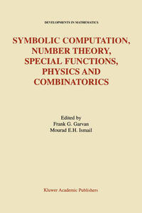 Vorderes Coverbild Symbolic Computation, Number Theory, Special Functions, Physics and Combinatorics