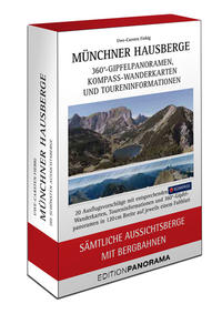 Vorderes Coverbild Münchner Hausberge Faltpanoramen