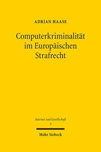 Vorderes Coverbild Computerkriminalität im Europäischen Strafrecht