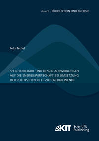 Vorderes Coverbild Speicherbedarf und dessen Auswirkungen auf die Energiewirtschaft bei Umsetzung der politischen Ziele zur Energiewende