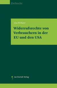 Vorderes Coverbild Widerrufsrechte von Verbrauchern in der EU und den USA