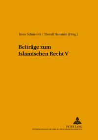 Vorderes Coverbild Beiträge zum Islamischen Recht V