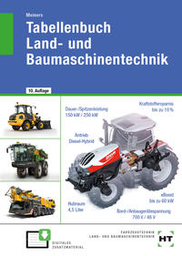 Vorderes Coverbild Tabellenbuch Land- und Baumaschinentechnik