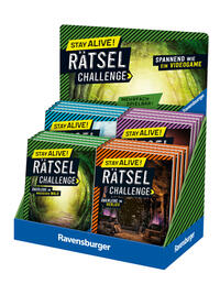 Vorderes Coverbild Verkaufs-Kassette "Stay alive! Rätsel-Challenge"