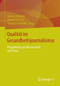 Vorderes Coverbild Qualität im Gesundheitsjournalismus