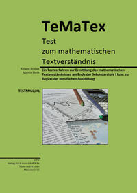 Vorderes Coverbild Test zum mathematischen Textverständnis