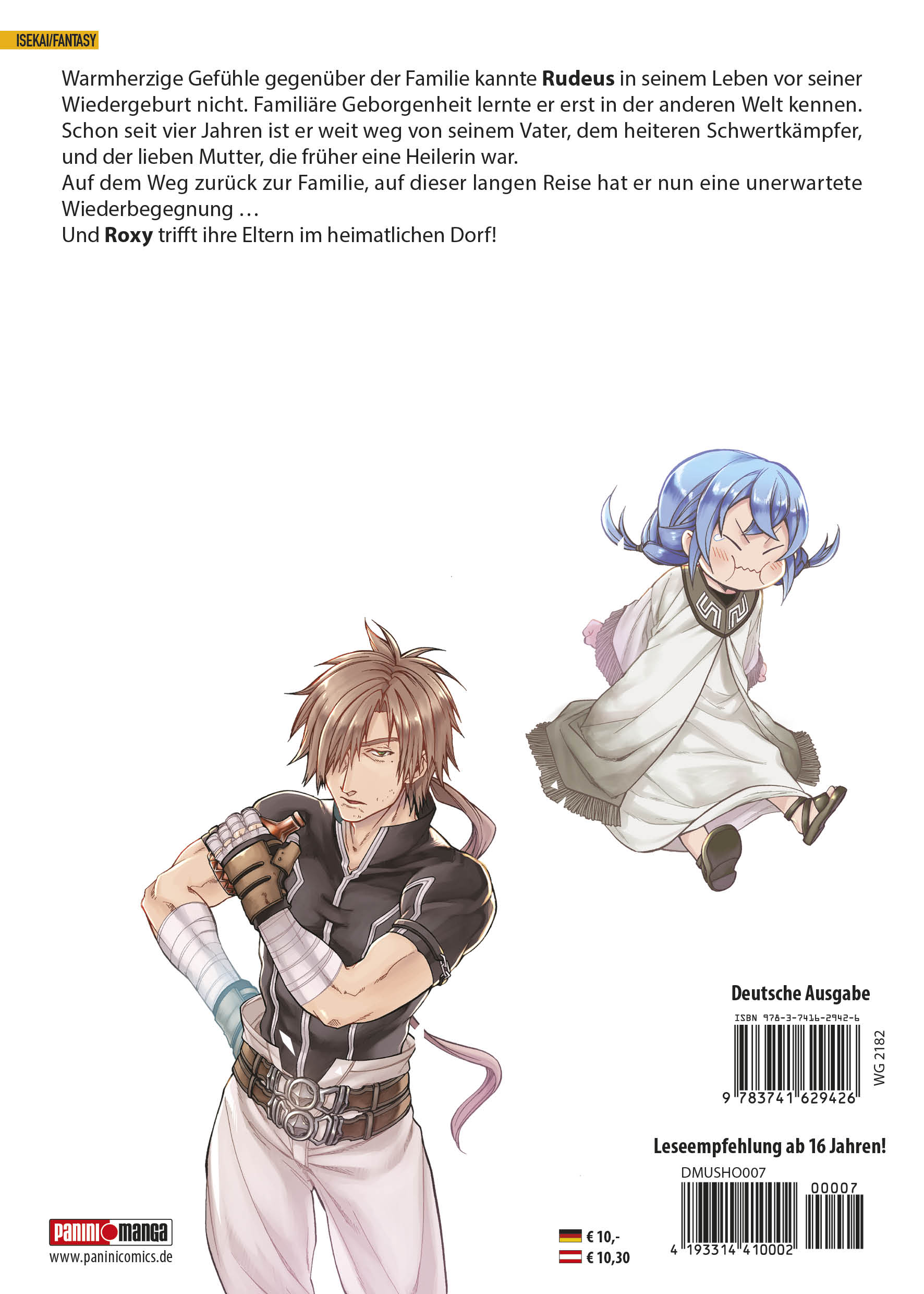 Rückseitencover Mushoku Tensei - In dieser Welt mach ich alles anders 07