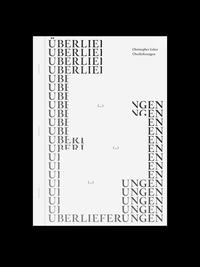 Vorderes Coverbild Überlieferungen