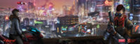 Vorderes Coverbild Cyberpunk RED Datenschirm
