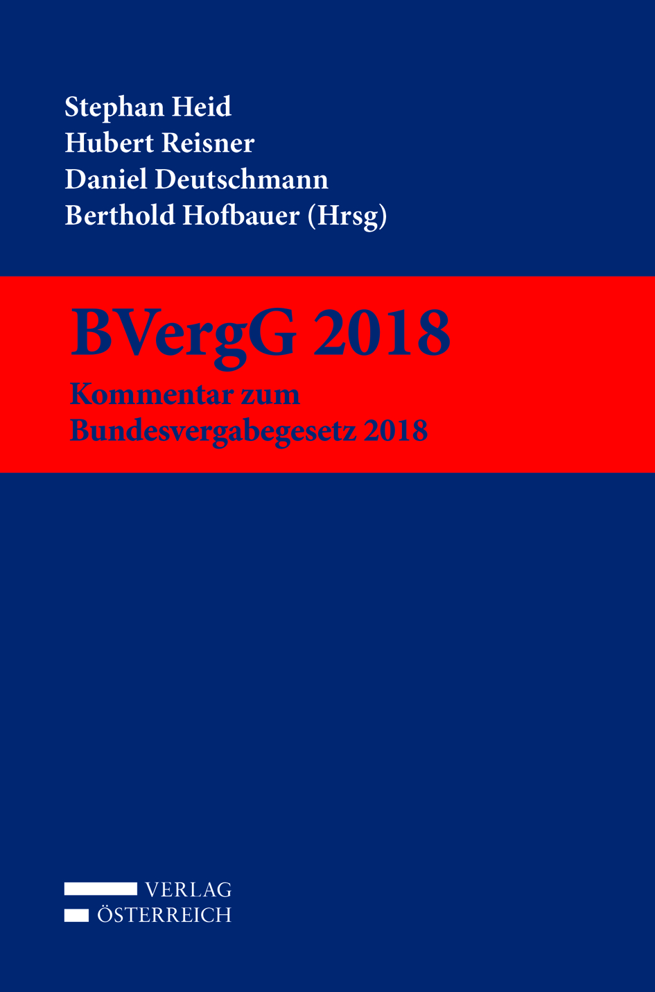 Anderes Coverbild BVergG 2018