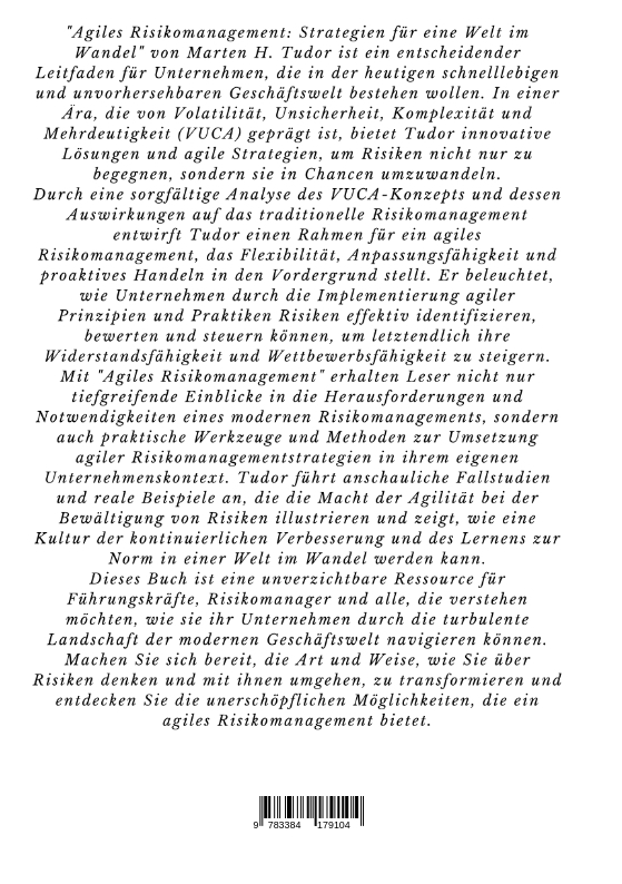 Rückseitencover Agiles Risikomanagement