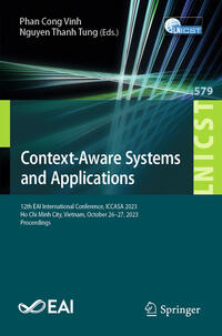 Vorderes Coverbild Context-Aware Systems and Applications