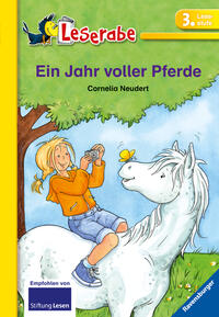 Vorderes Coverbild Leserabe Schulausgabe in Broschur - Ein Jahr voller Pferde
