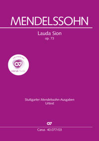 Vorderes Coverbild Lauda Sion (Klavierauszug)