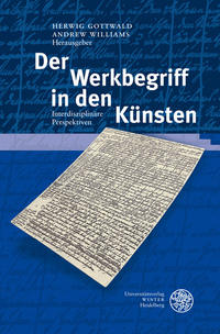 Vorderes Coverbild Der Werkbegriff in den Künsten